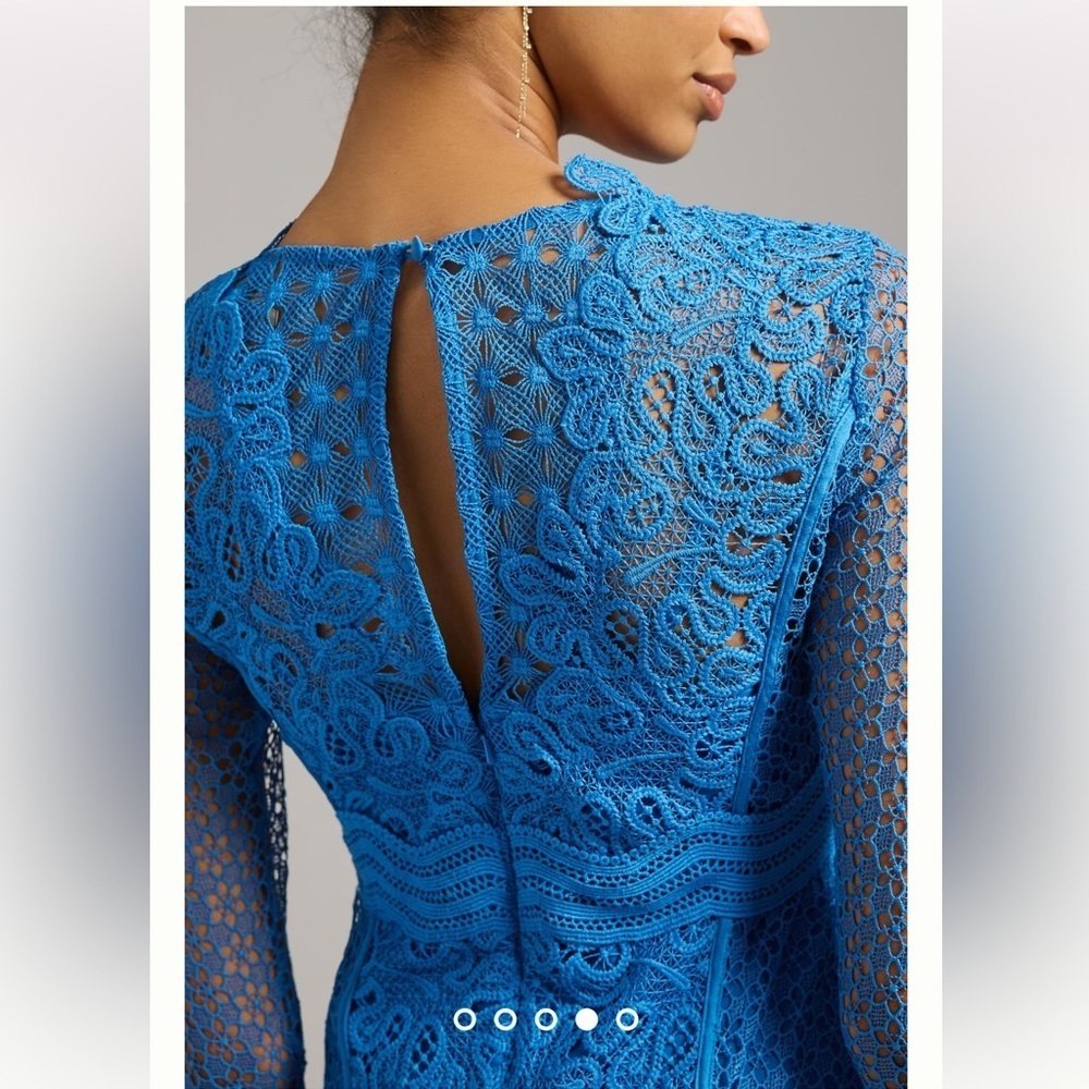 Anthropologie NWT Anthropologie Sheer Lace
Mini Dress Size 00. - Picture 6 of 14